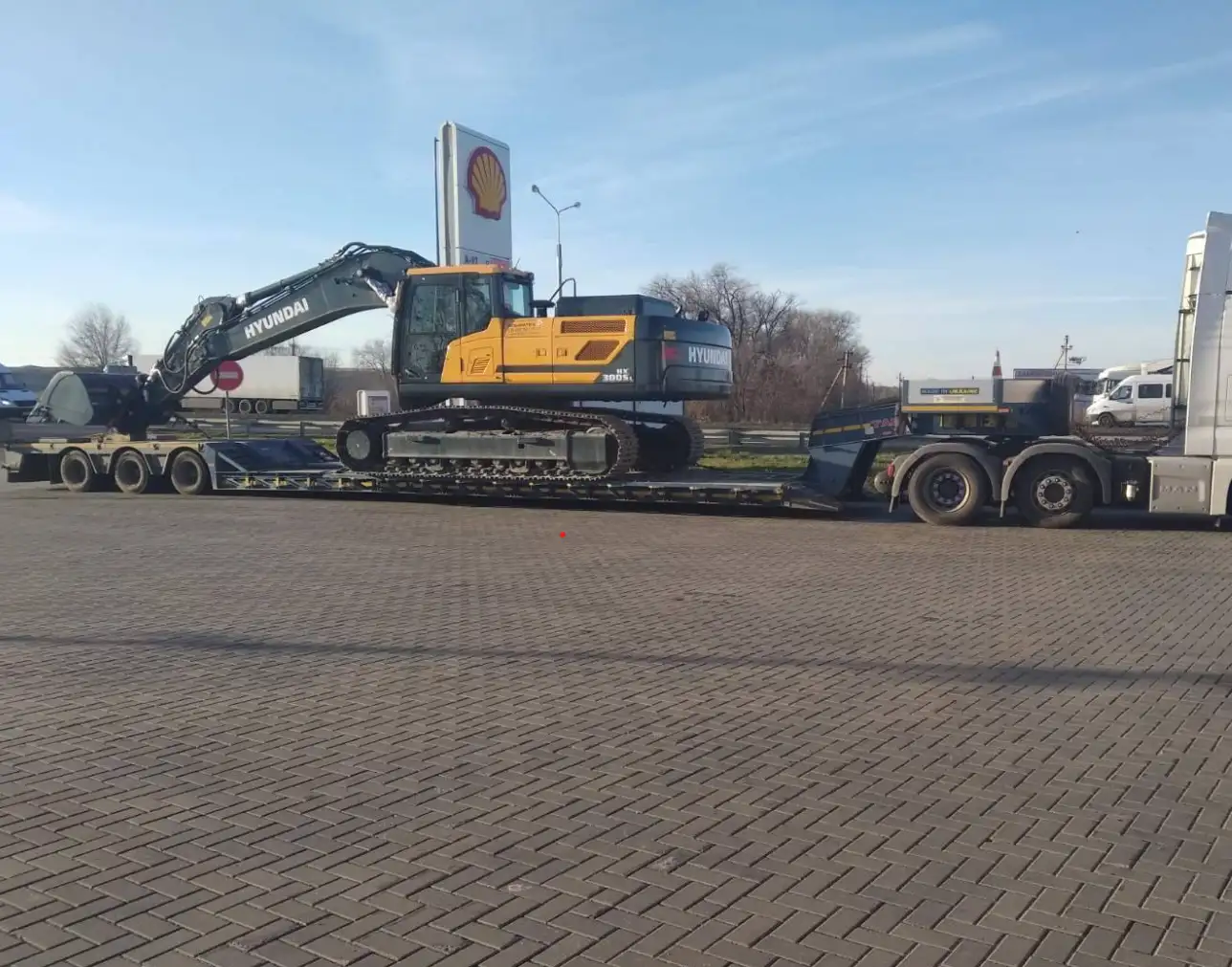 Transport maszyn budowlanych