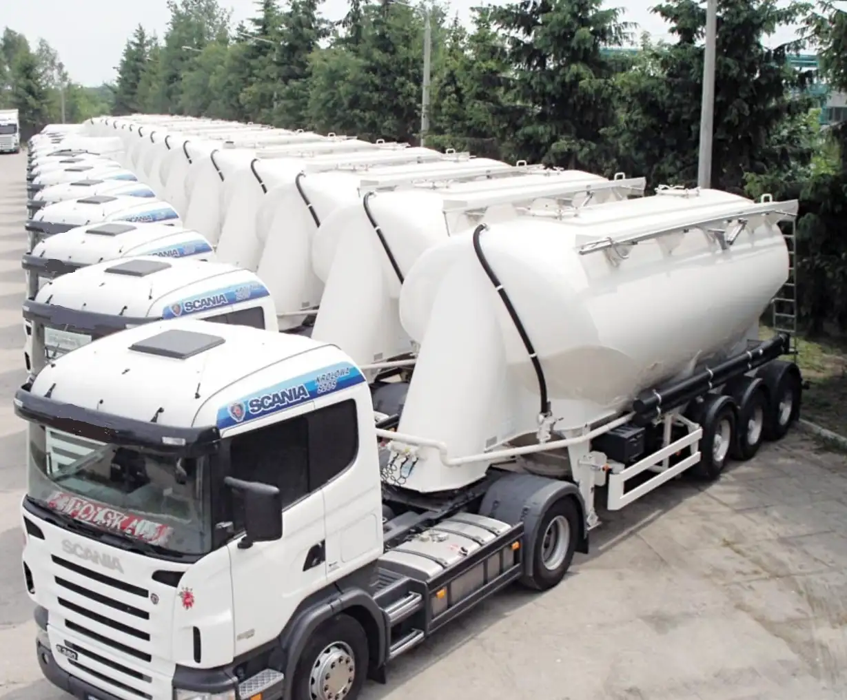 Transport silosami — dobór pojazdu