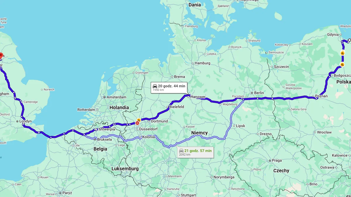 Polska, 82-103 Jantar - W. Brytania, DN14 0EA Balne Hall Rd