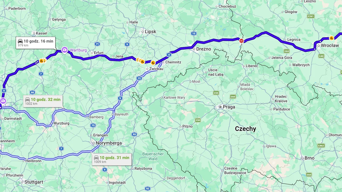 Polska, 46-310 Gorzów Śląski - Niemcy, 67661 Kaiserslautern-Breitenau