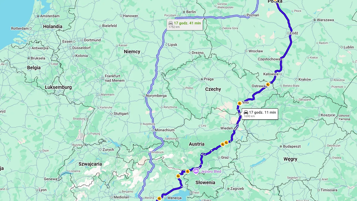 Włochy, 59100 Prato - Polska, 83-000 Pruszcz Gdański