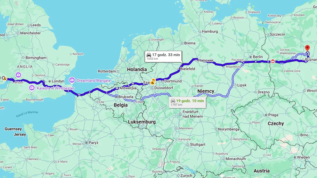 W. Brytania, CF82 7TR Hengoed - Polska, 62-285 Chociszewo