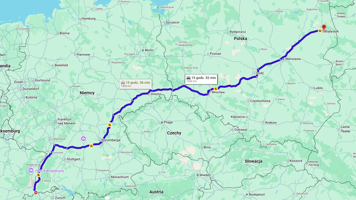 Szwajcaria, 4058 Basel - Polska, 15-197 Białystok