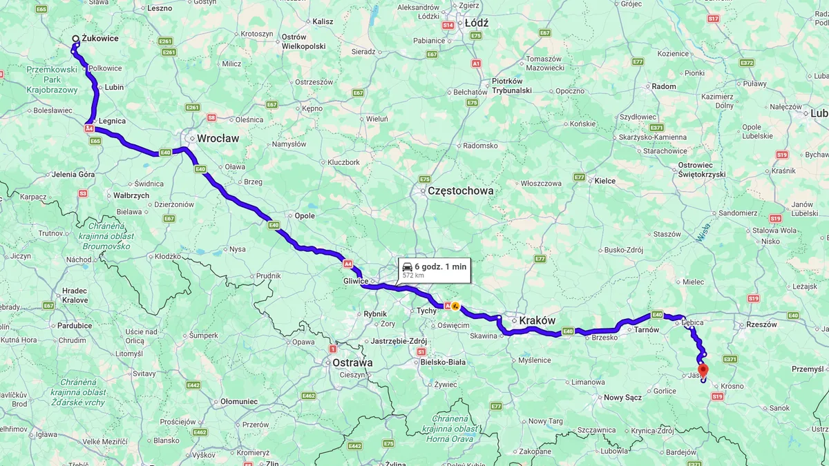 Polska, 67-231 Żukowice - Polska, 38-460 Jedlicze