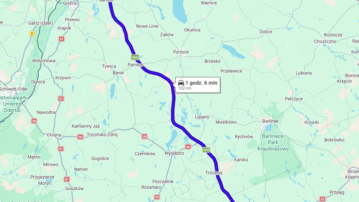 Polska, 66-400 Gorzów Wielkopolski - Polska, 70-003 Szczecin