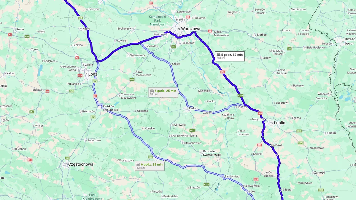 Polska, 88-121 Chełmce - Polska, 23-413 Borowiec